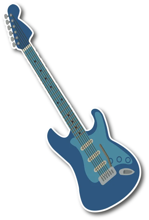 Illustration d'une guitare électrique